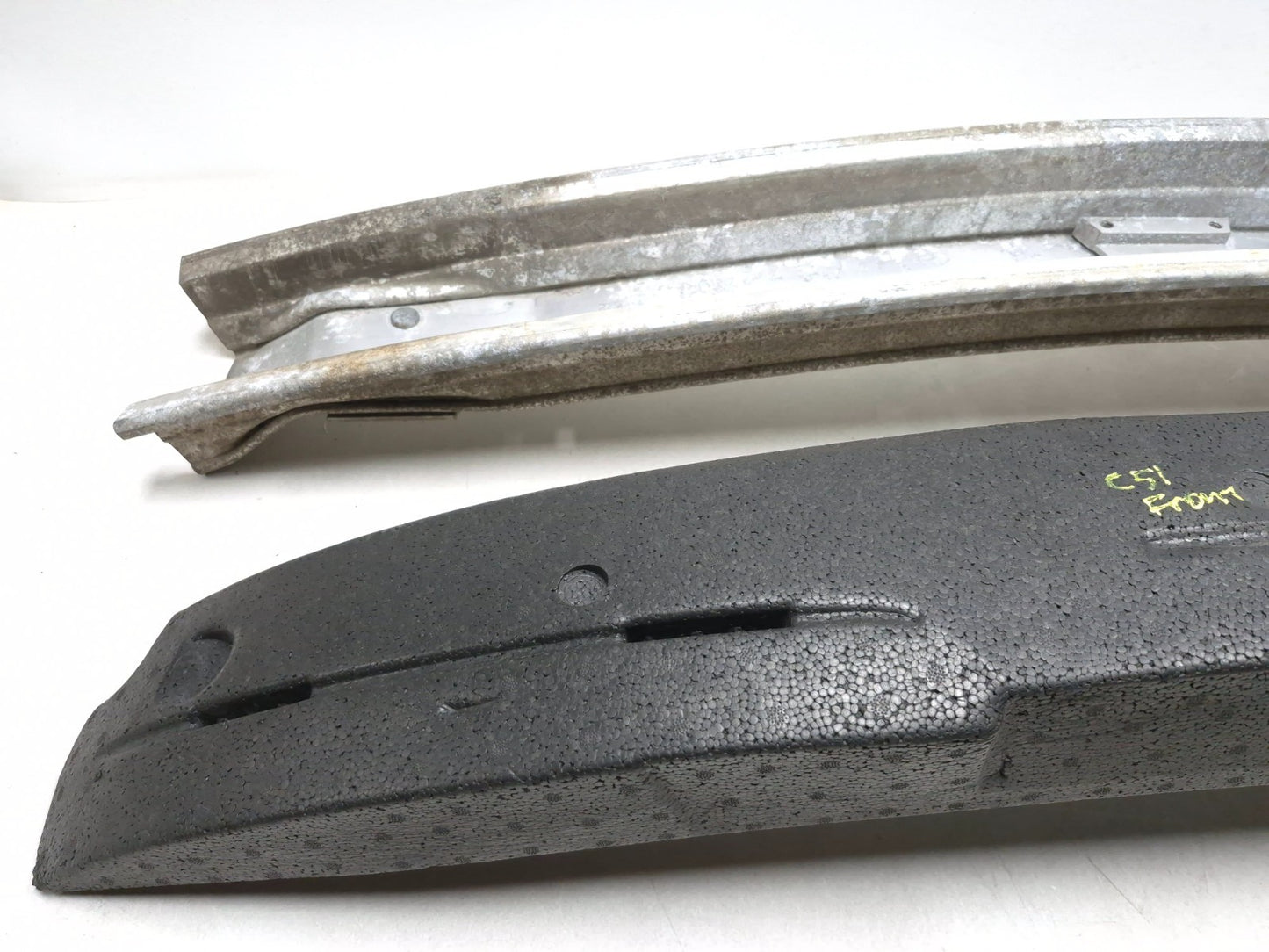 2007 Saab 9-5 Aero Metal Bumper Reinforcement & Front Foam Cover OEM