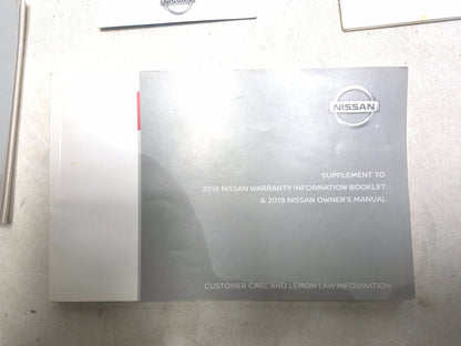 2018 Nissan Altima Owner Manual Set OEM