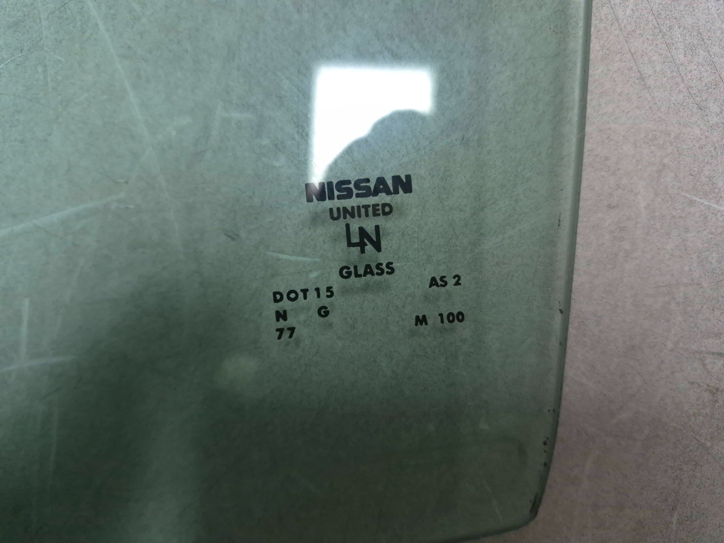 2013 Nissan Maxima Sv Rear Driver Door Window Glass OEM