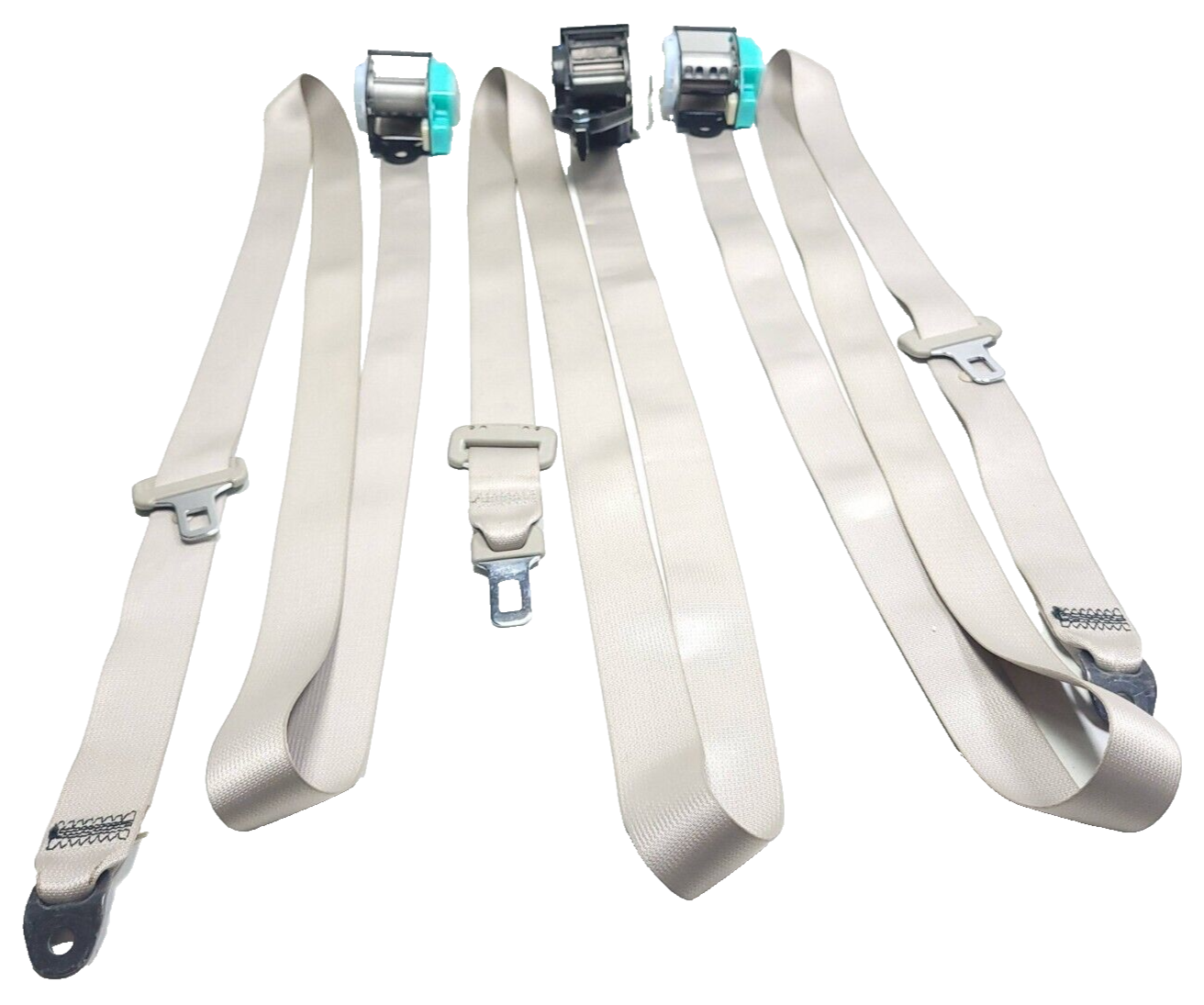 2009 Mazda Cx-7 2nd Row Seat Belt 3pcs OEM