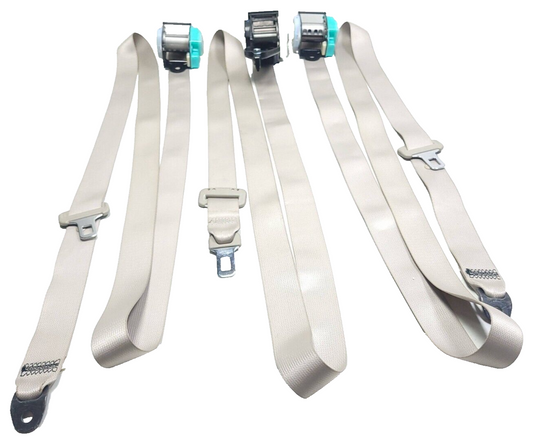 2009 Mazda Cx-7 2nd Row Seat Belt 3pcs OEM