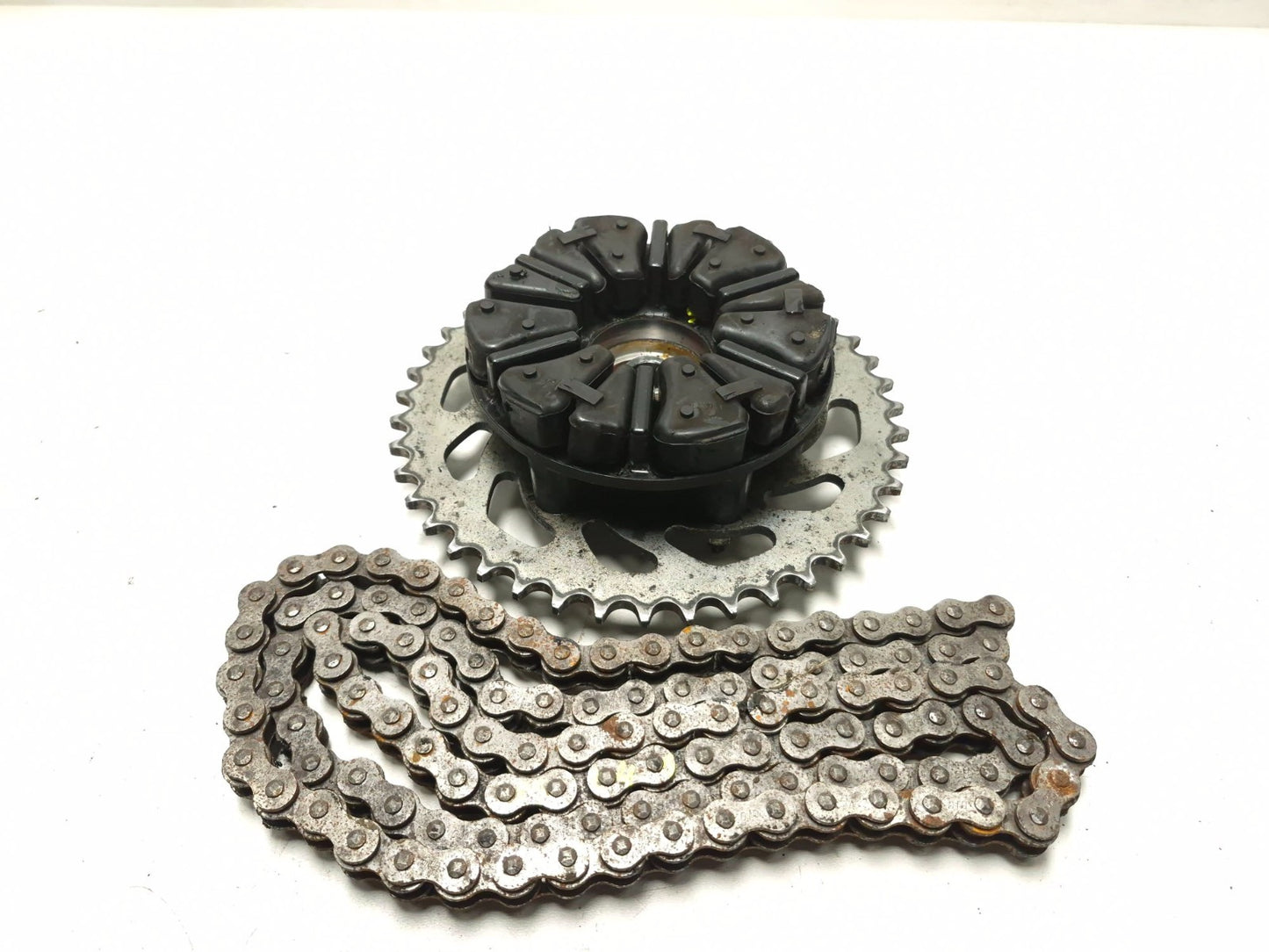 2017 Yamaha Yzf R3 Rear Sprocket & Drive Chain Pair OEM