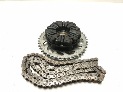 2017 Yamaha Yzf R3 Rear Sprocket & Drive Chain Pair OEM