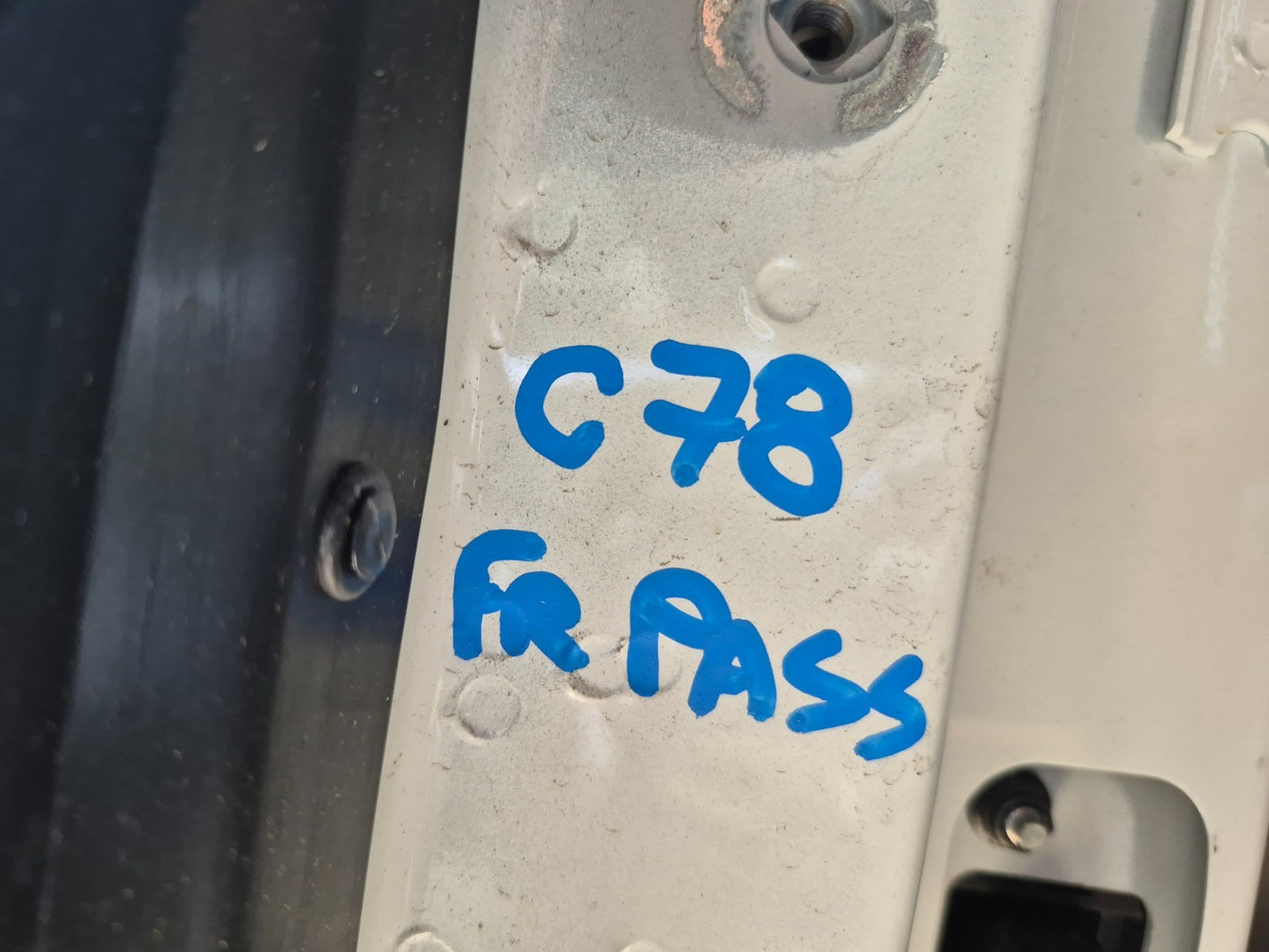 2012 Volvo C30 Front Door Shell Passenger Right  OEM