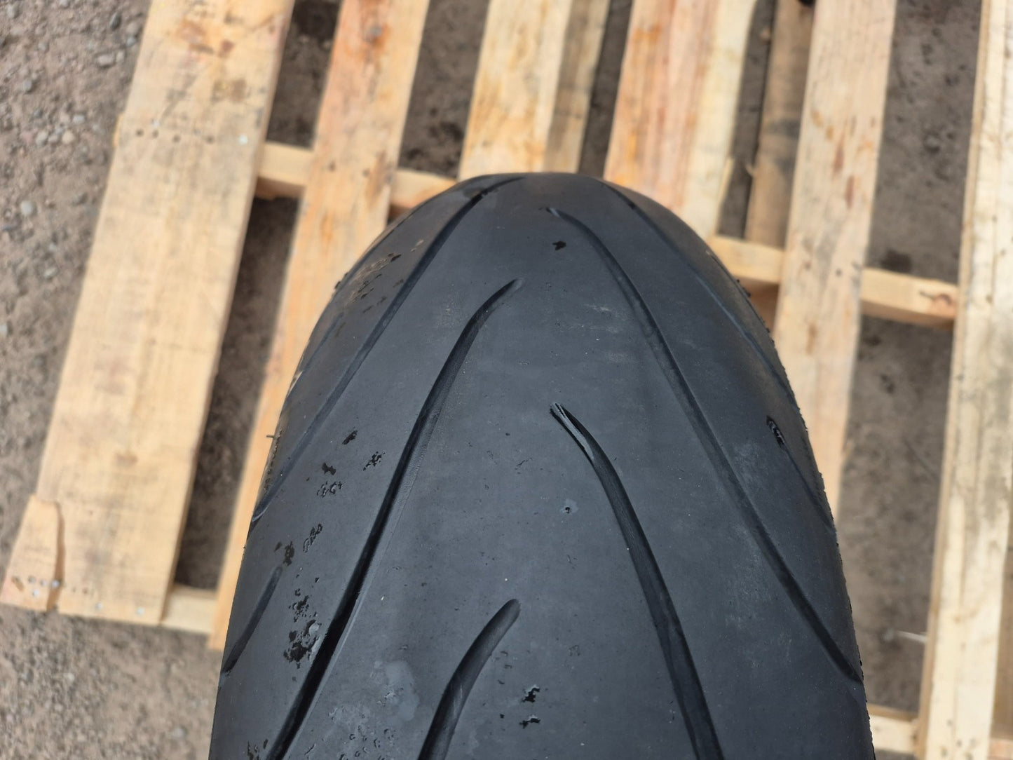 2000 Triumph Sprint St955 Wheel Rim W/ Tire Rear 180/55 R17 OEM