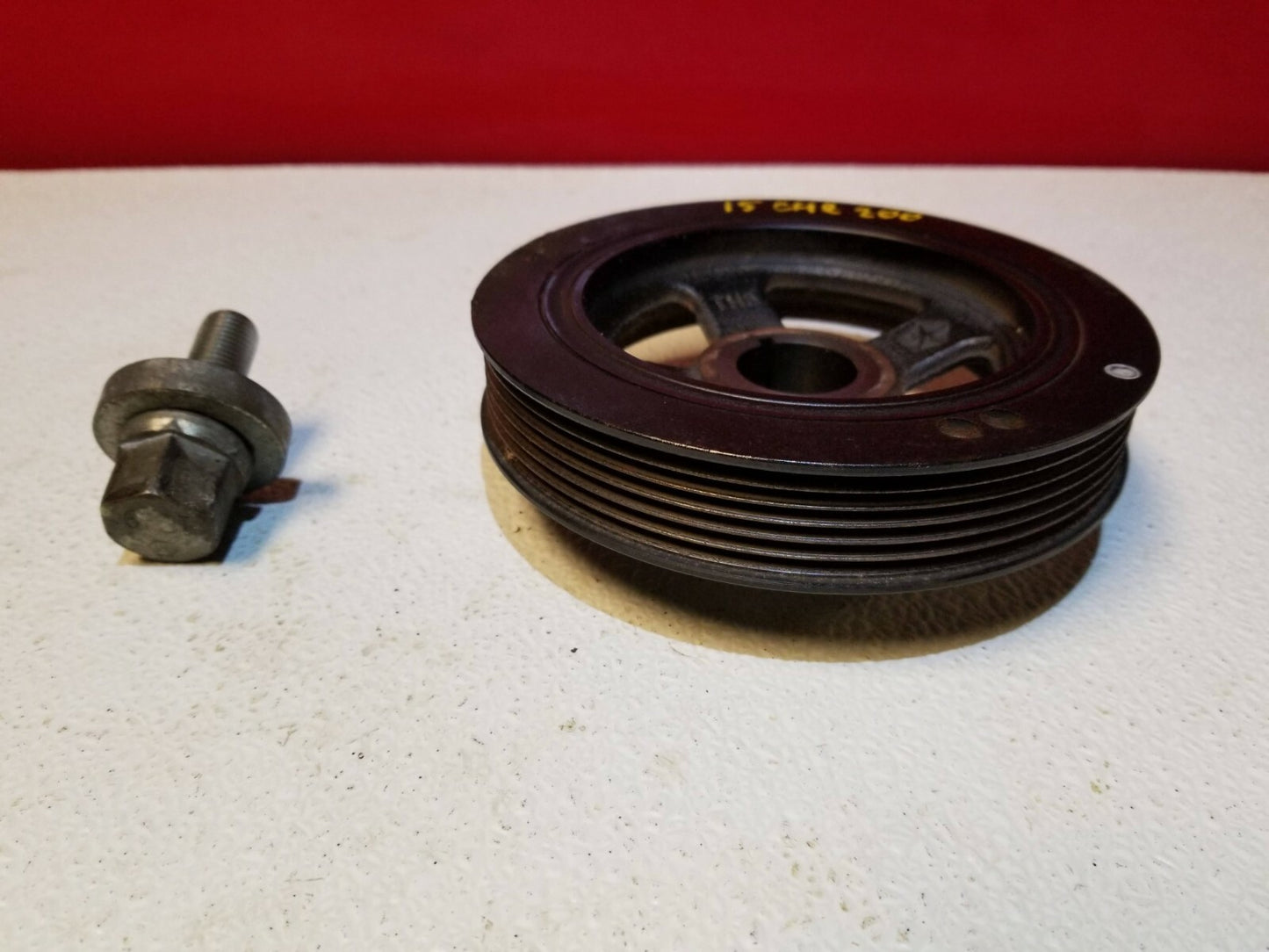 2015 Chrysler 200 Crankshaft Harmonic Balancer Pulley W/ Bolt 2.4l OEM