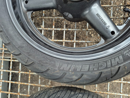2001 Suzuki Gsx 750f Katana  Rear & Front Wheel W/ Tire Pair R 17 OEM