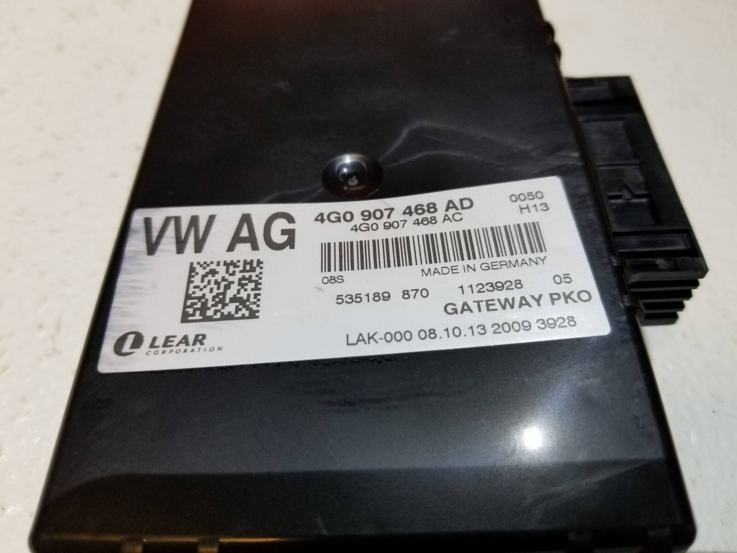 2014 Audi A6 Gateway Computer Control Module Unit OEM