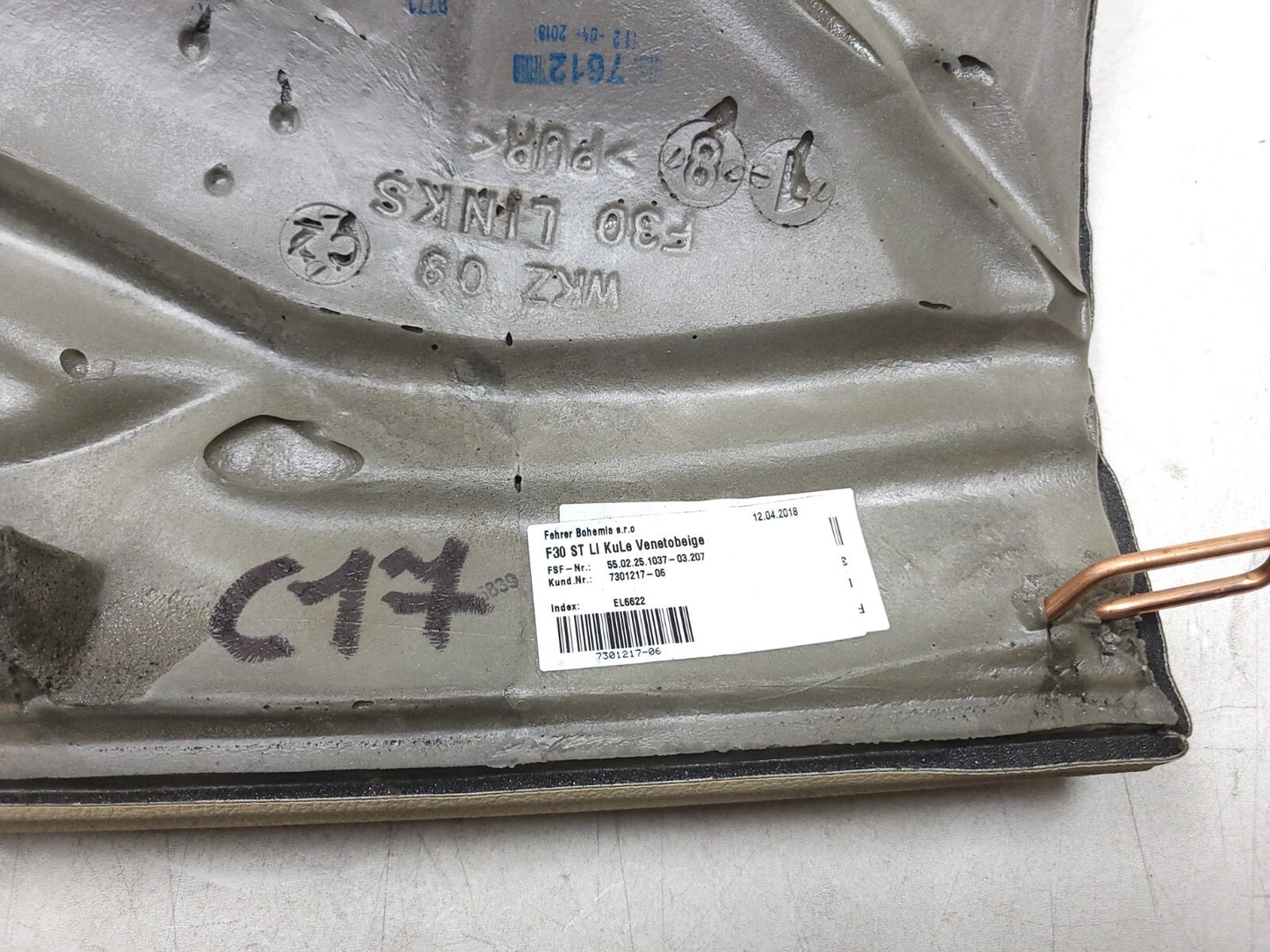 13-18 BMW 330xi F30 Rear Seat Bolster Left & Right Pair OEM ✅ 76k Miles