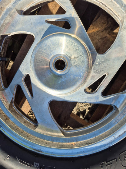 2007 Cf Moto V5 Qlink Legacy 250 Wheel Rim & Tire Front & Rear *straight* OEM
