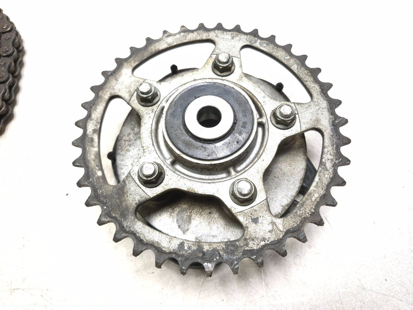 2006 Suzuki Gs 500fk Drive Chain & Rear Sprocket Pair OEM