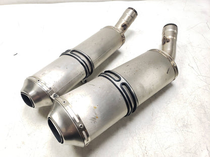 2008 - 2010 Ducati 848 Muffler Exhaust 2pcs OEM