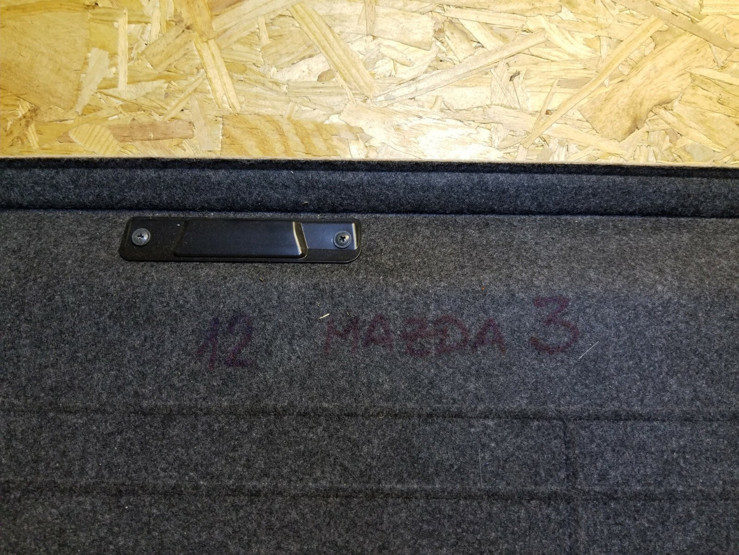 2012 Mazda 3 Sunroof Sun Roof Trim Shadow Panel OEM