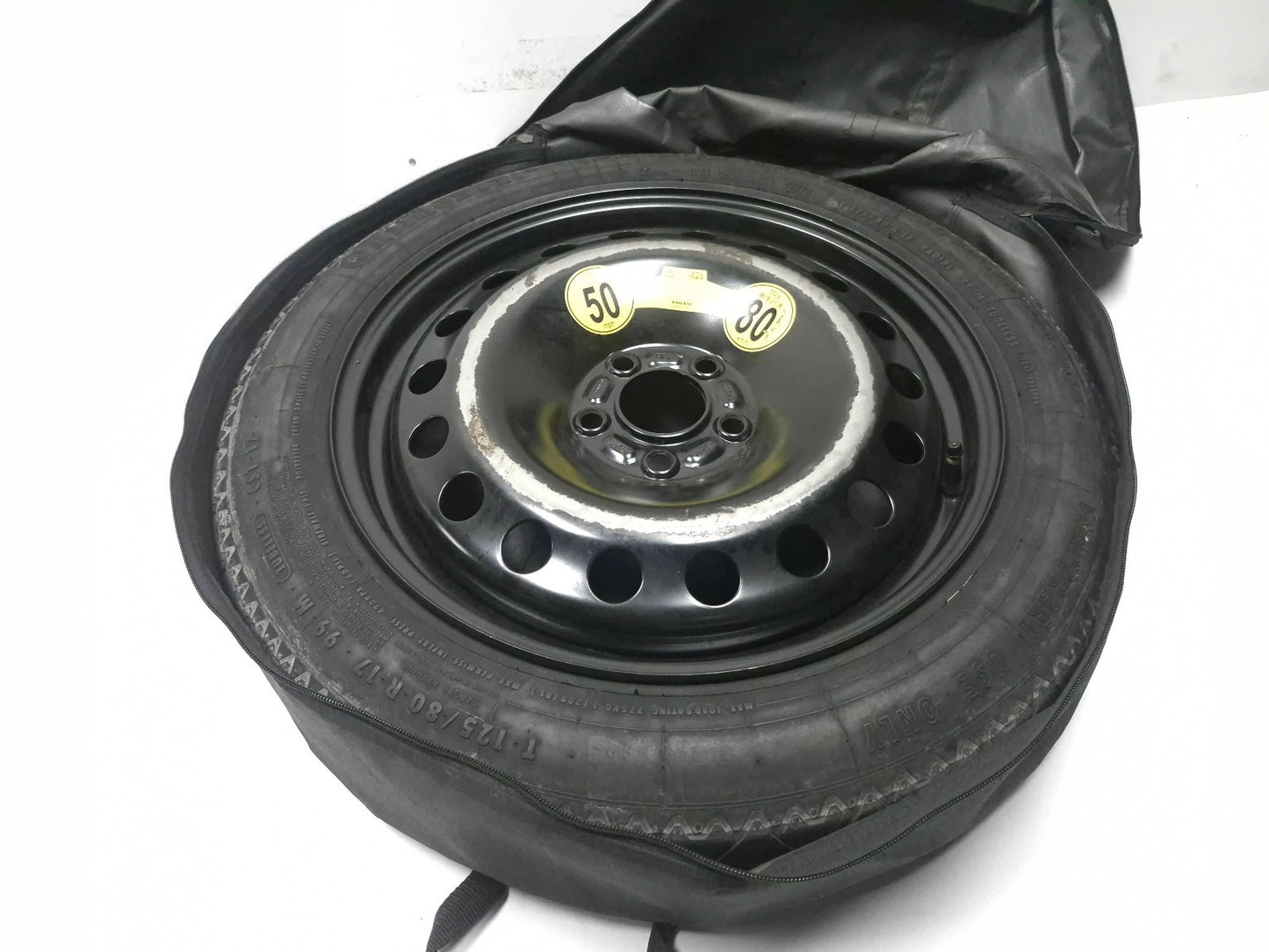 2013 Volvo S60 Compact Spare Tire Wheel 125/80r17 OEM 31317980