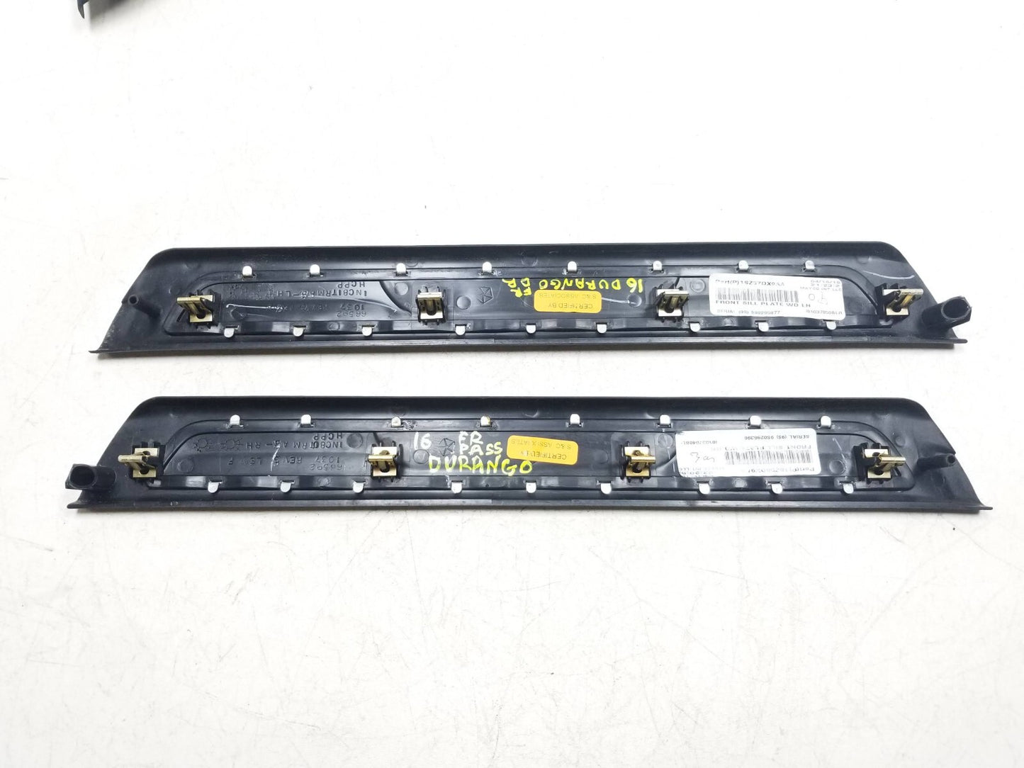 2016 Dodge Durango Door Sill Scuff Plate Cover Trim 4pcs OEM