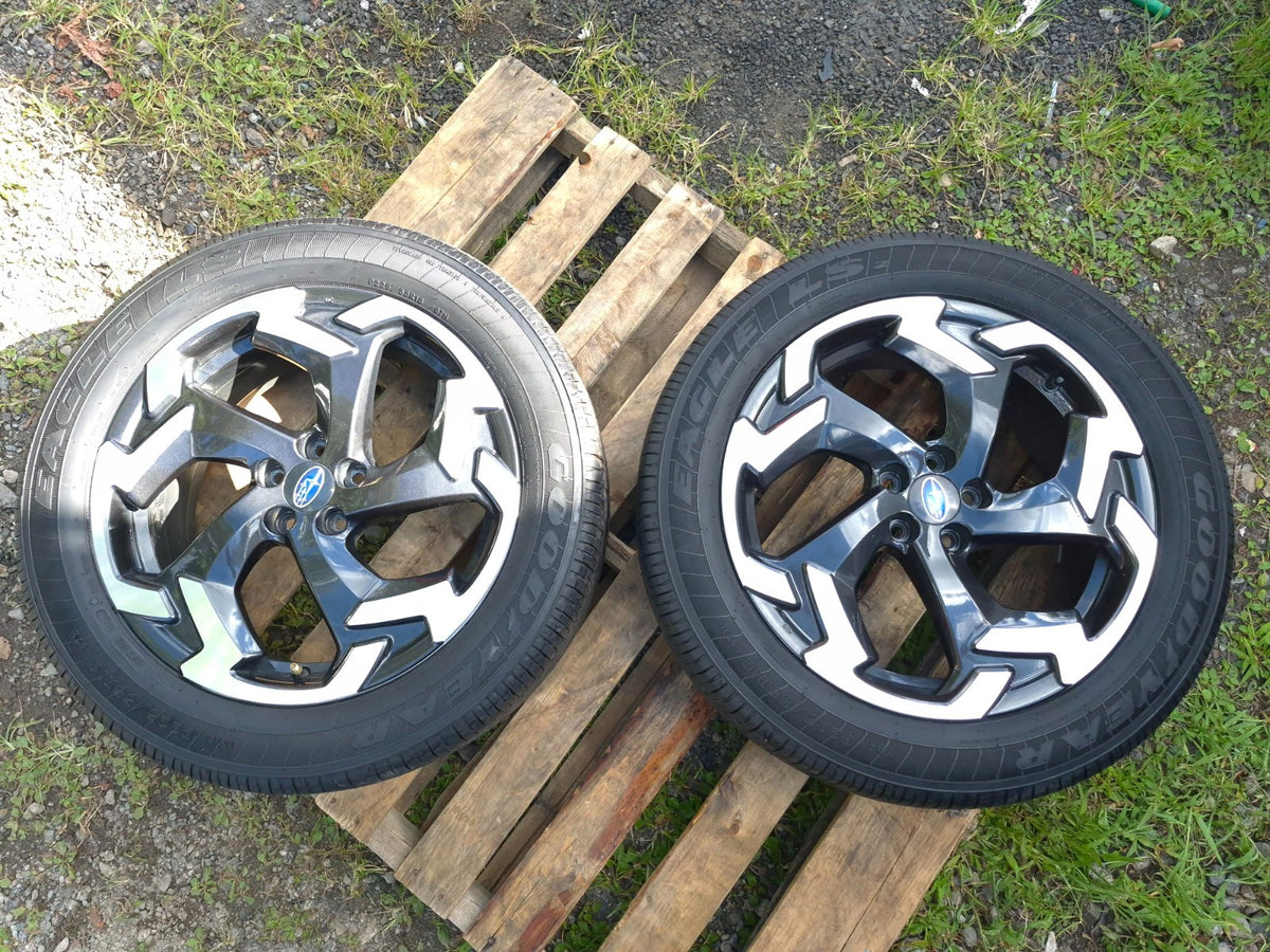 2022 Subaru Crosstrek Wheel Rim W/ Tire 225/55/r18 18x7j 6.3/32 Pair 2 Pcs OEM