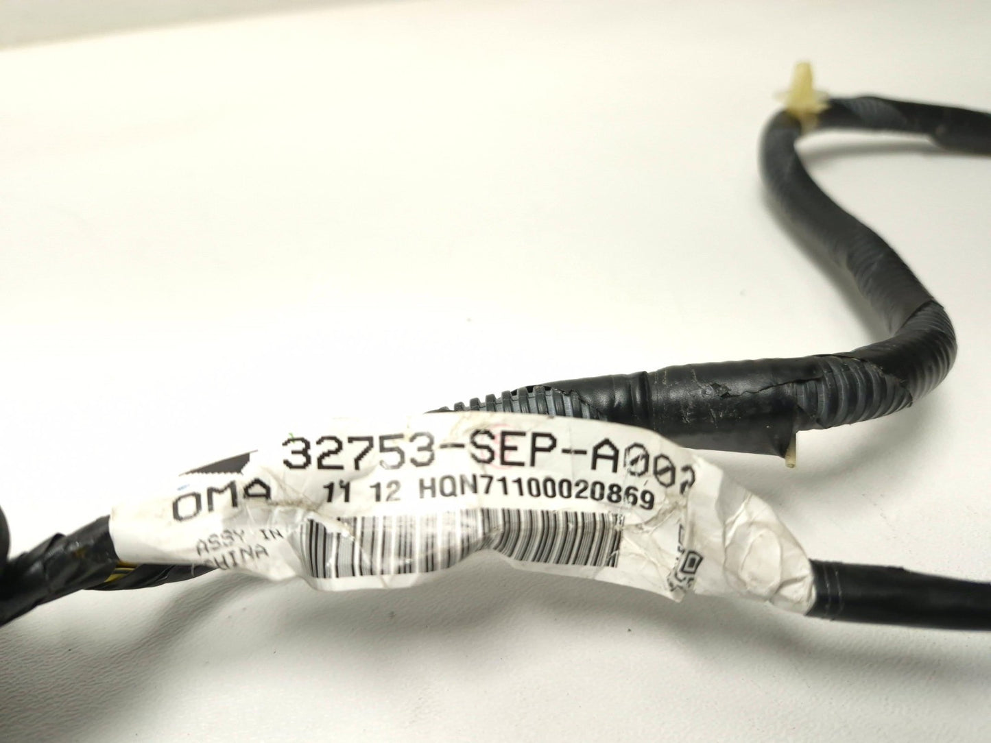 2007 Acura Tl Type-s Rear Door Wire Harness Right Passenger Side OEM