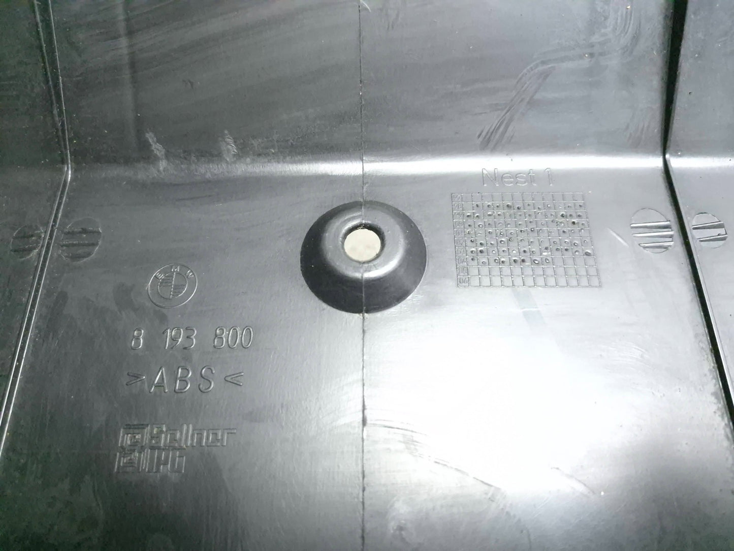 2005 BMW E46 325i Trunk Rear Scuff Sill Lock Cover OEM