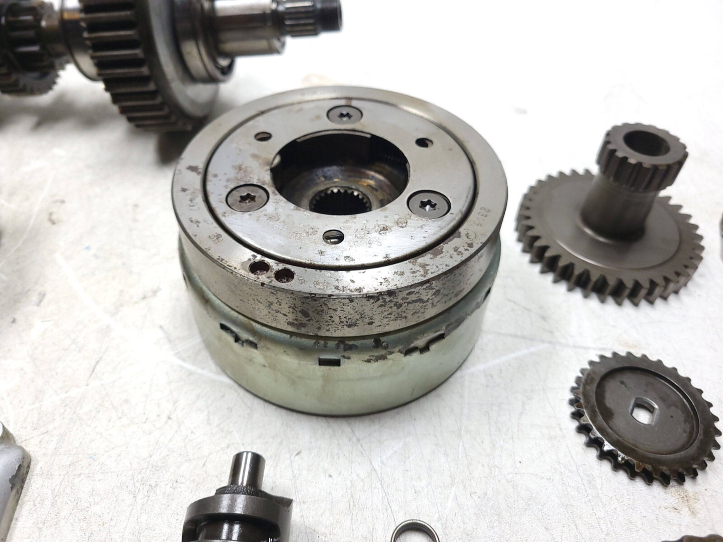 1984-1987 Honda Gl1200 Goldwing Transmission Misc Gears Shift Drum & Clutch OEM