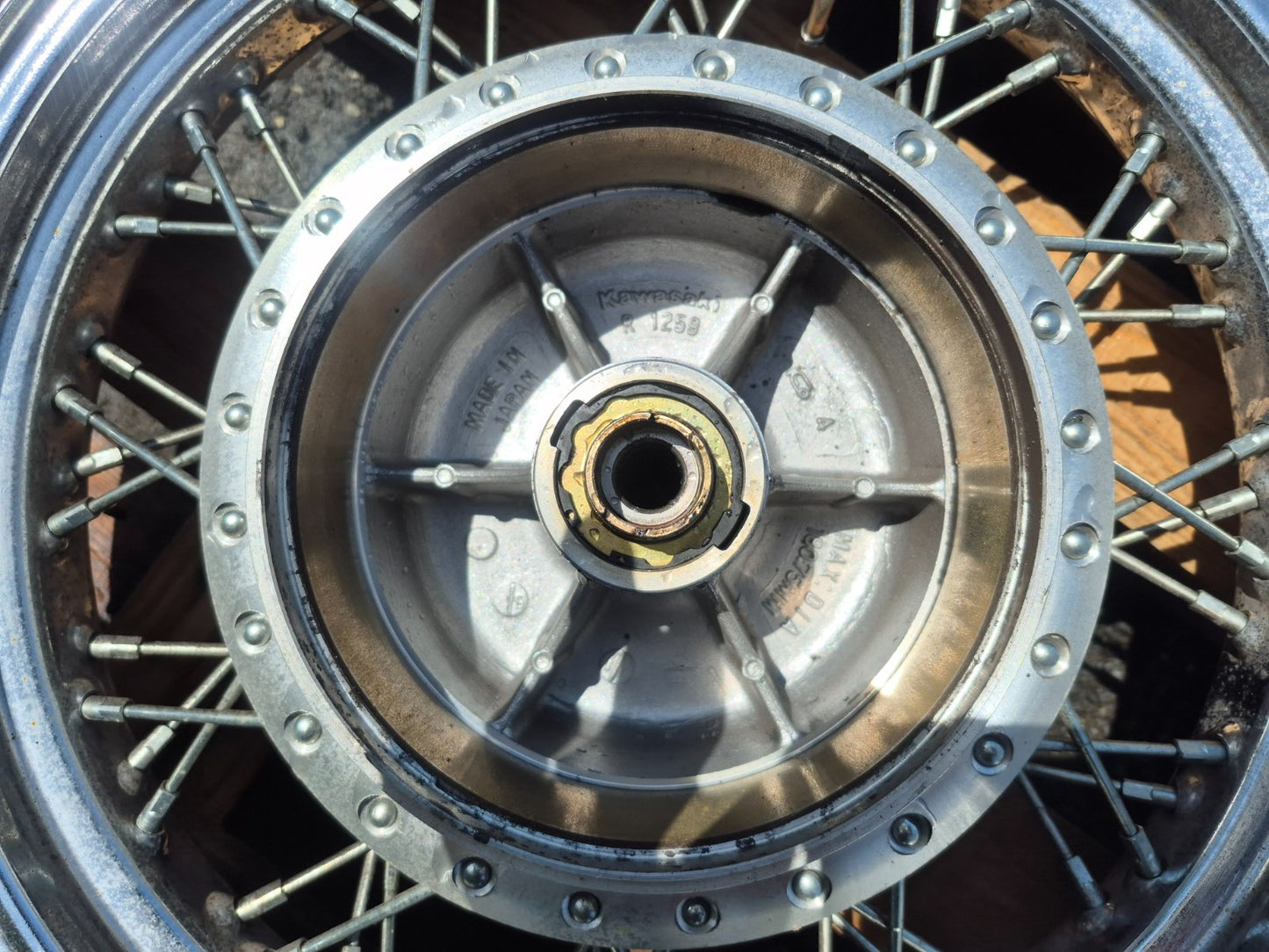 2004 Kawasaki Vulcan 800 Vn800 Wheel Rim W/ Tire Front & Rear Em
