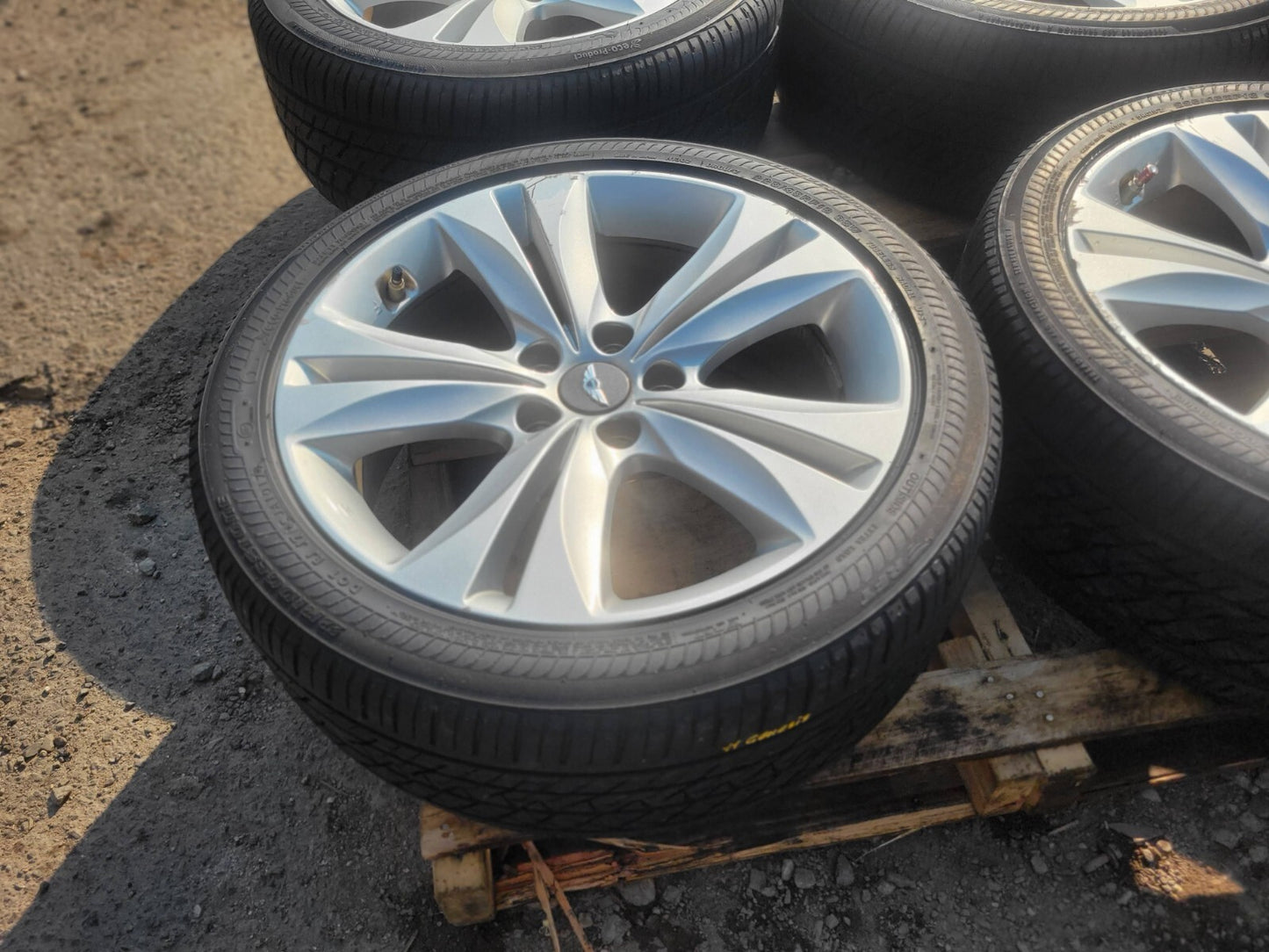 2010 Hyundai Genesis Coupe Wheels W/ Tire Bridgestone 245/45rf18 4pcs ✅