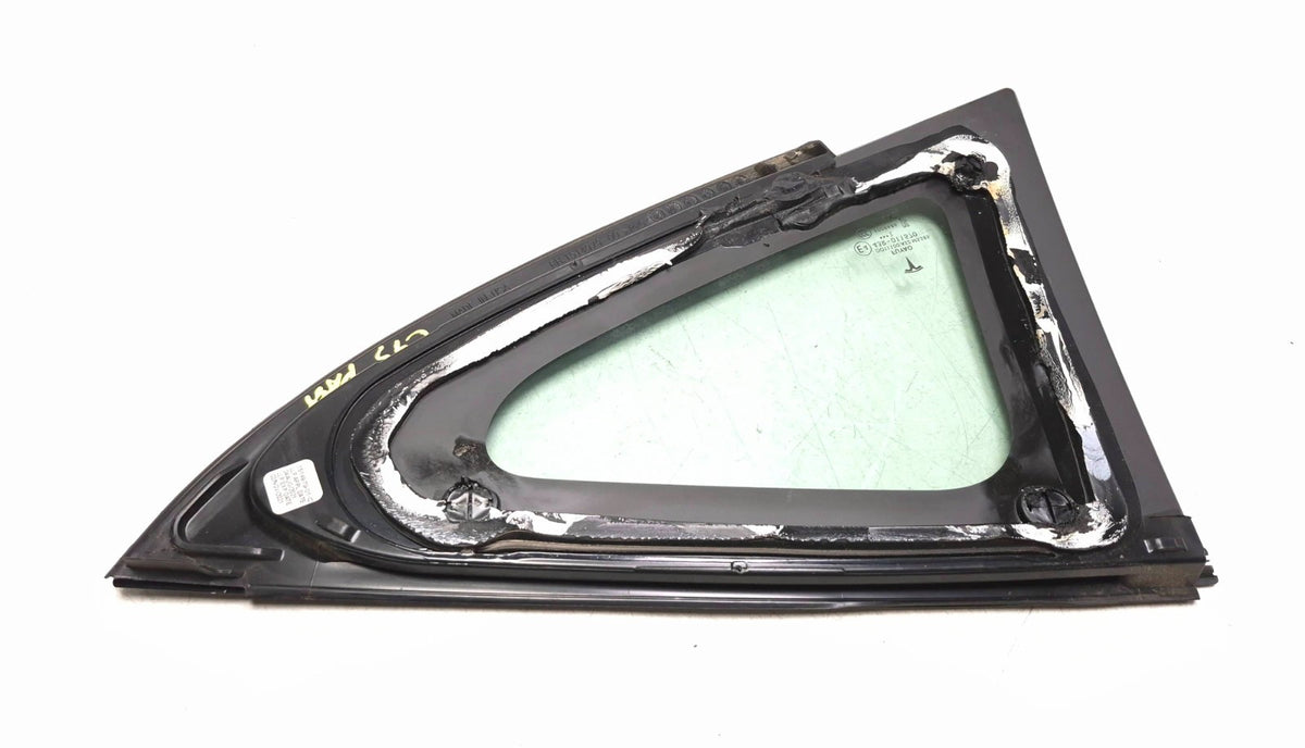 2021 Tesla Model 3 Rear Quarter Window Glass Passenger Side Right OEM