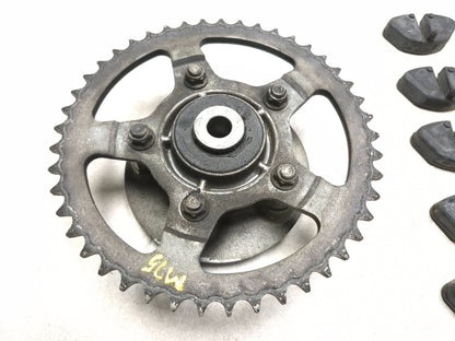 2001 Suzuki Gsx 750f Katana Rear Sprocket Assembly & Drive Chain OEM