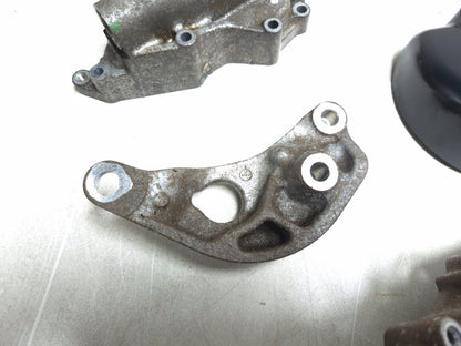 2013 Honda Fit 1.5l Automatic Transmission Cover & Bracket Driver Side Set OEM