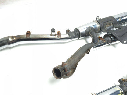 1994-2003 Honda Magna Vf750 Complete Exhaust System Pipes Mufflers 4-4 OEM