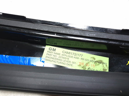 2017 GMC Terrain Sle-1 2.4l Rear Door Driver Side Pillar Molding Trim OEM