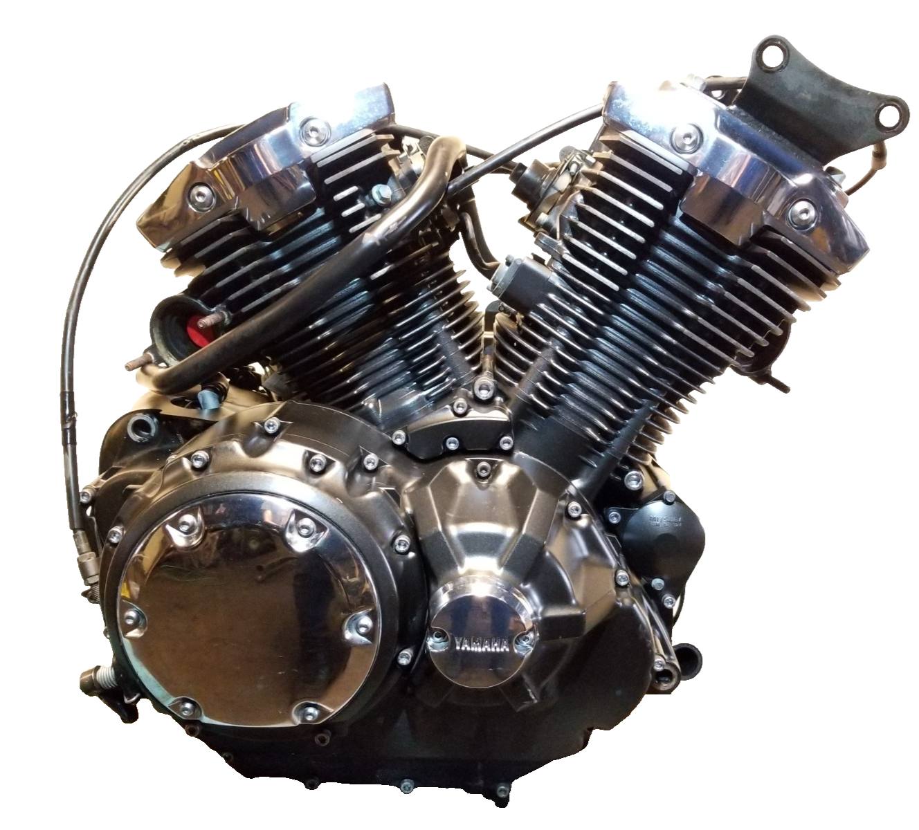 2007 Yamaha Xvs1300 Engine V Star 1300 9.623 Miles