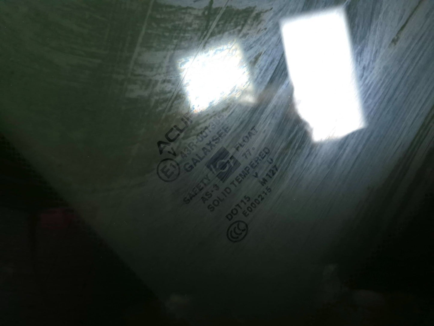 2007 Acura Tl Sunroof Glass OEM