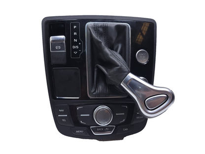 2012 Audi A7 Center Console Switch Panel W/ Shift Knob OEM