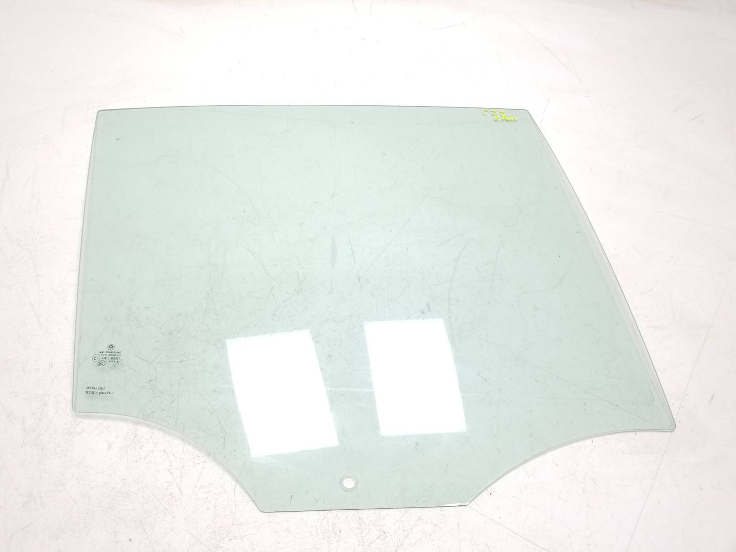 2010 - 2014 VW Golf GTI Door Window Glass Rear Passenger Side Right  OEM