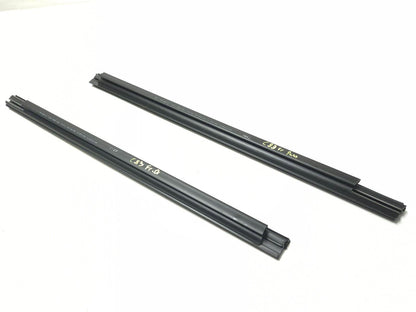 2011 BMW 750li Front Door Inner Weatherstrip Seal Belt Left & Right Pair OEM
