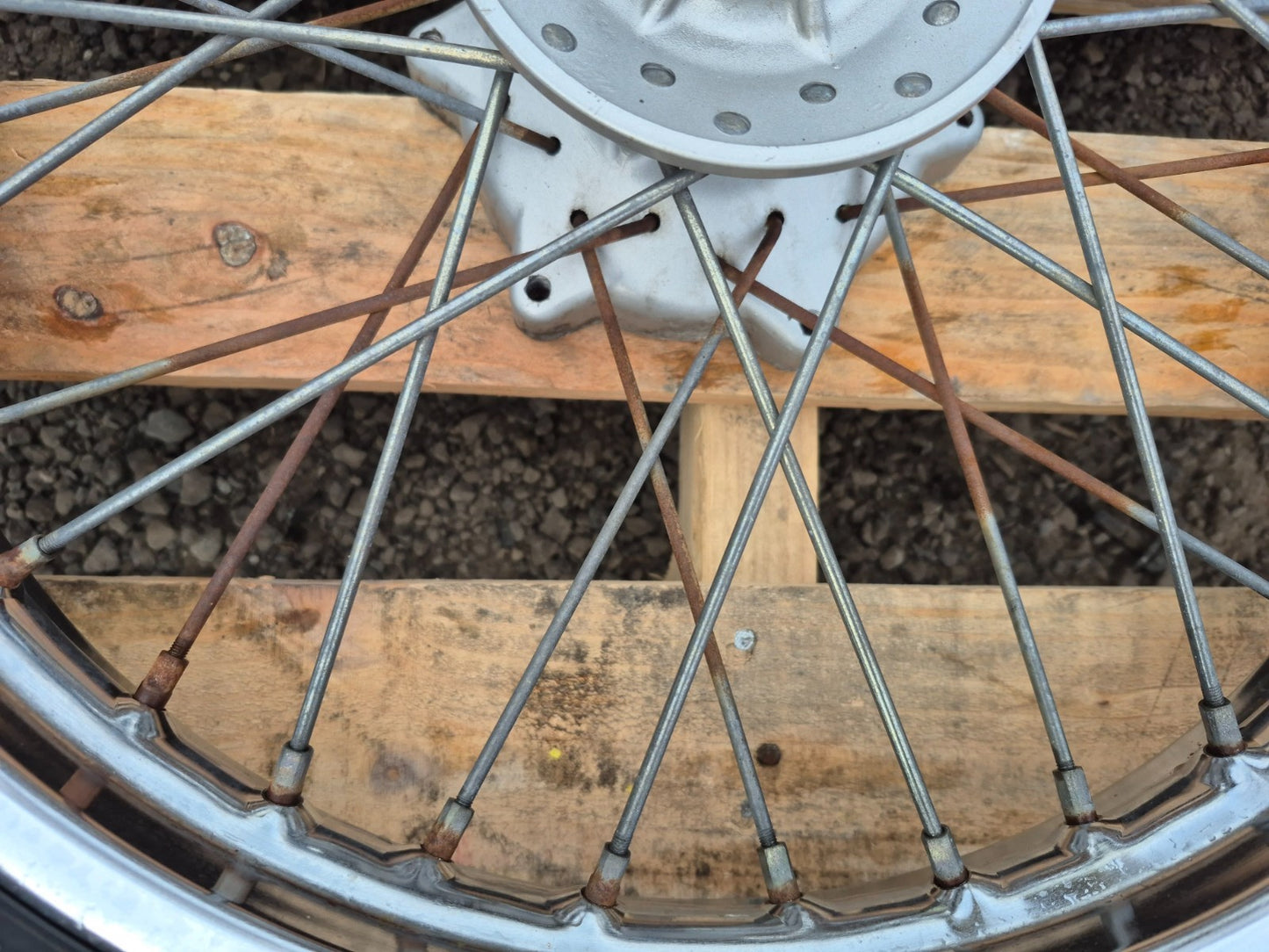 2005 Kawasaki Bn125 Eliminator Wheel Rim W/ Tire Rear & Front Pair R15 R17 OEM