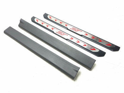 2013 Ford Focus Front Door Sill Scuff Plate Left & Right 4 Pcs OEM
