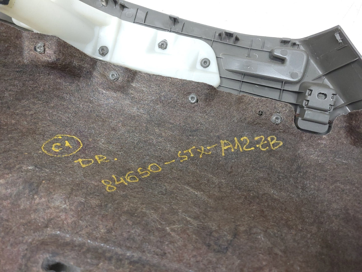 2008 Acura Mdx Trunk Quarter Trim Carpet Left & Right Pair OEM