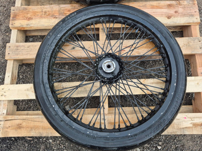 1993 Suzuki Vs800 Intruder Wheel Rim W/ Tire Front & Rear Pair R15 R21 OEM
