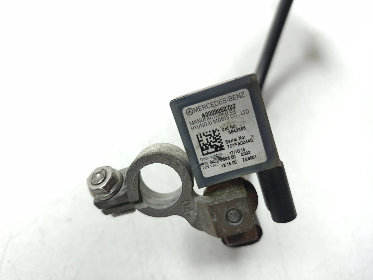 2012 Mercedes W212 E350 Negative Battery Cable Terminal Ibs Sensor OEM