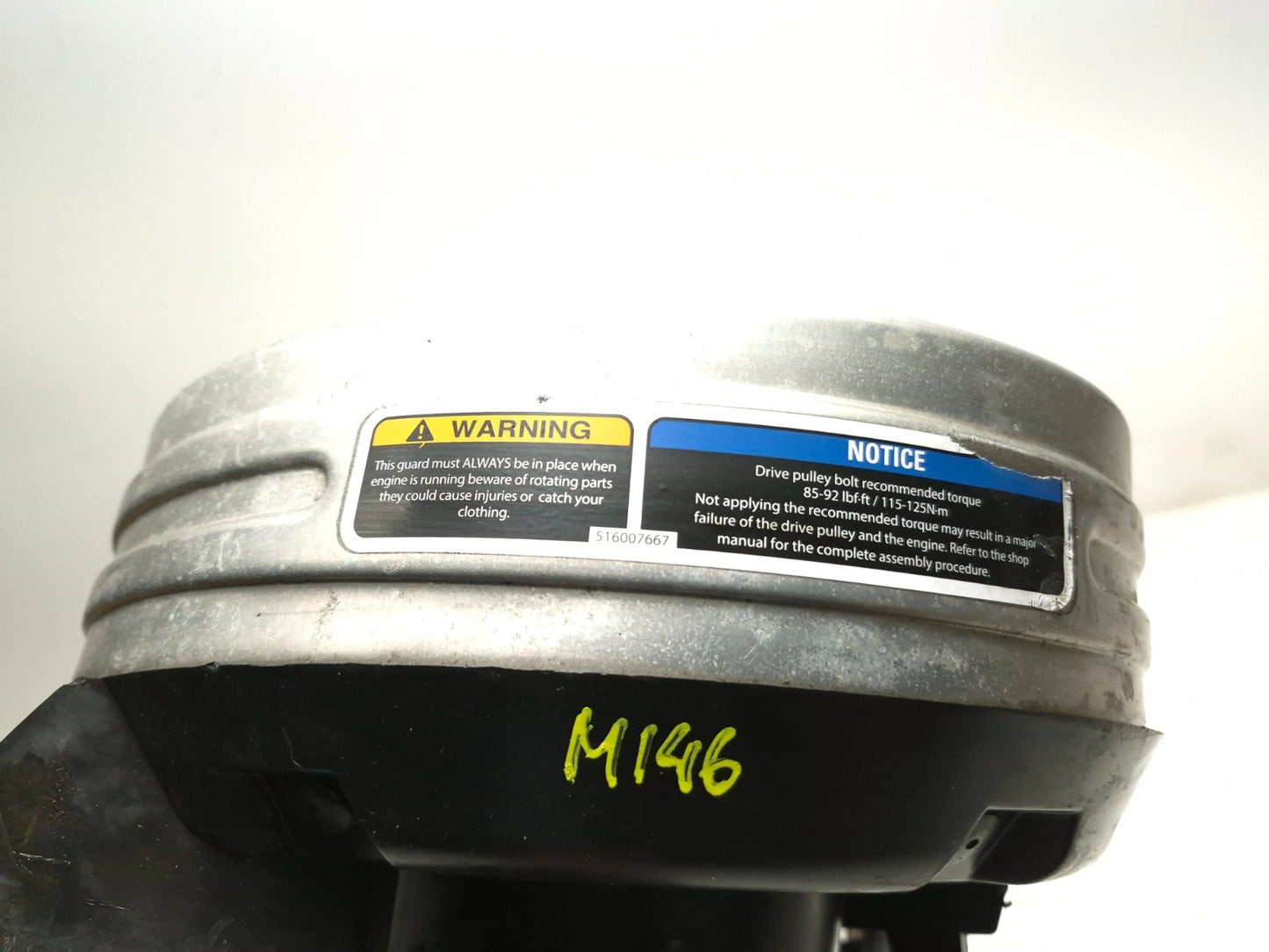 2020 Ski Doo Mxztnt 850 E-tec Belt Guard OEM