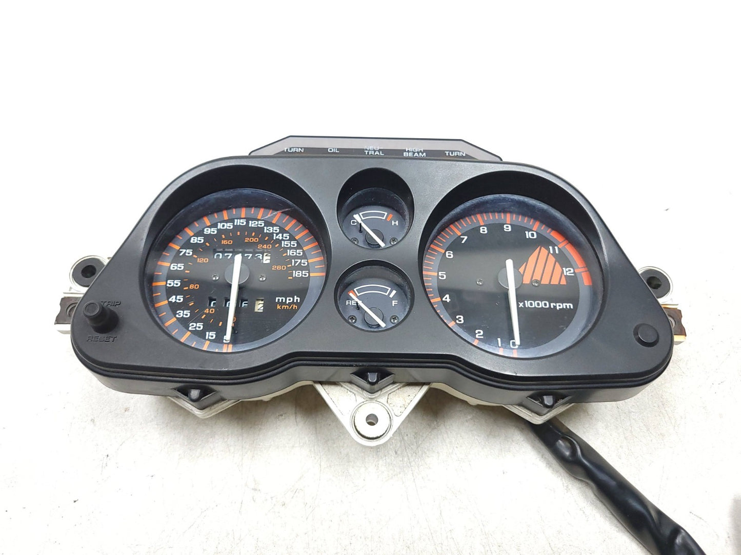 1987 1988 Honda Cbr1000f Hurricane Speedometer Instrument Cluster Meter  OEM