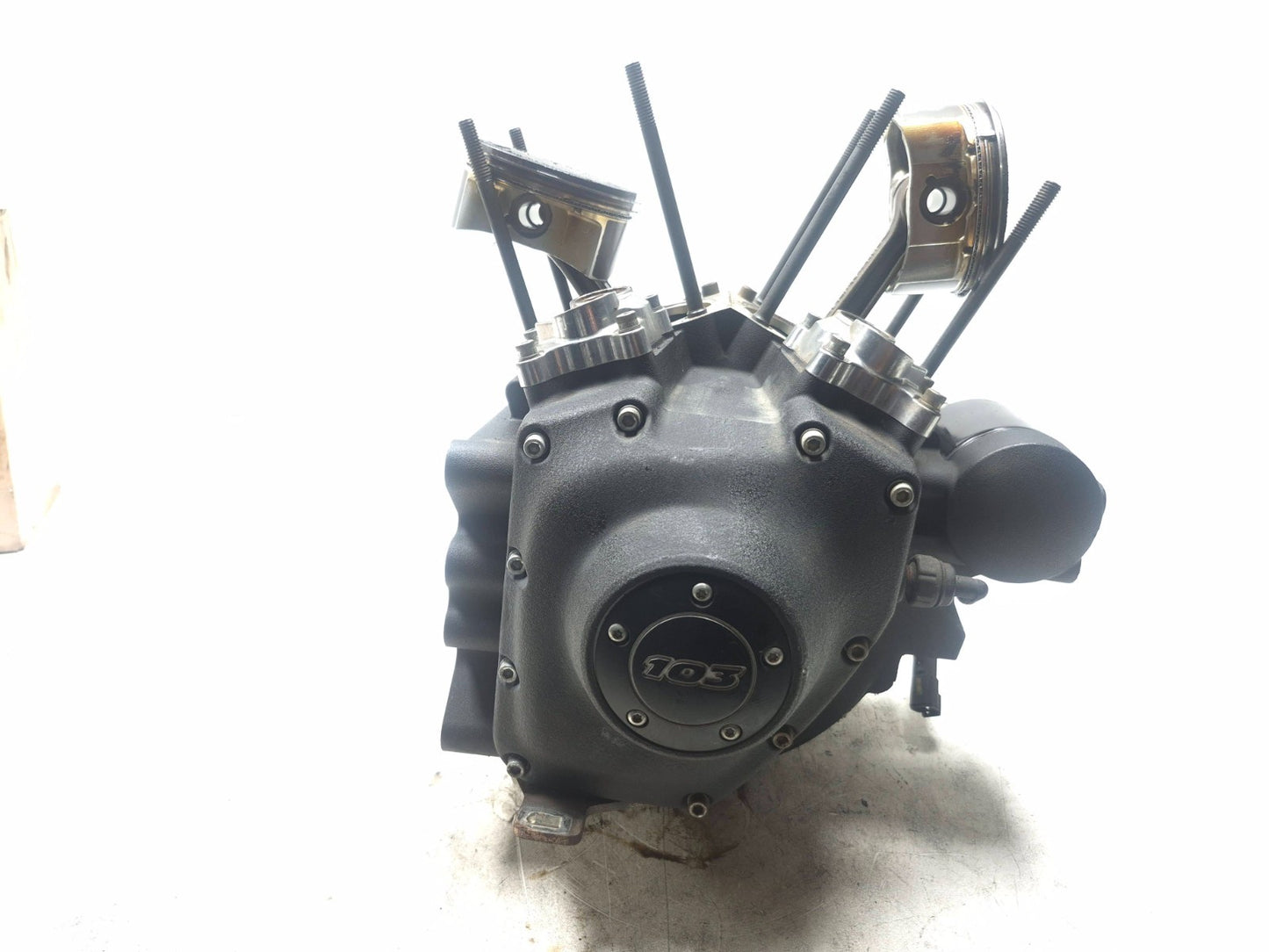 2016 Harley Davidson Dyna Street Bob Fxdb Crankcase Crankshaft & Piston 103oem
