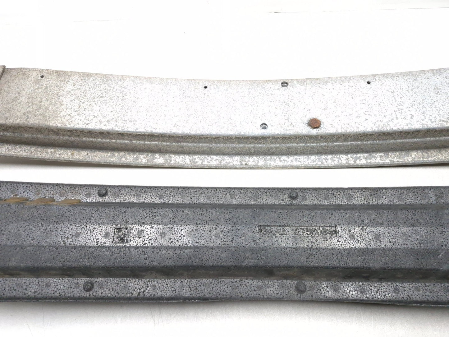 2007 Saab 9-5 Aero Metal Bumper Reinforcement & Front Foam Cover OEM