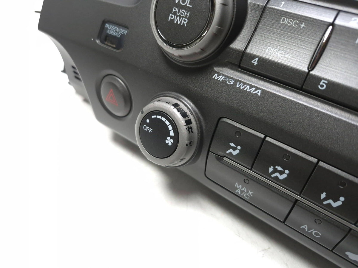 2006-2011 Honda Civic Cd Radio Receiver W/ Trim Bezel OEM