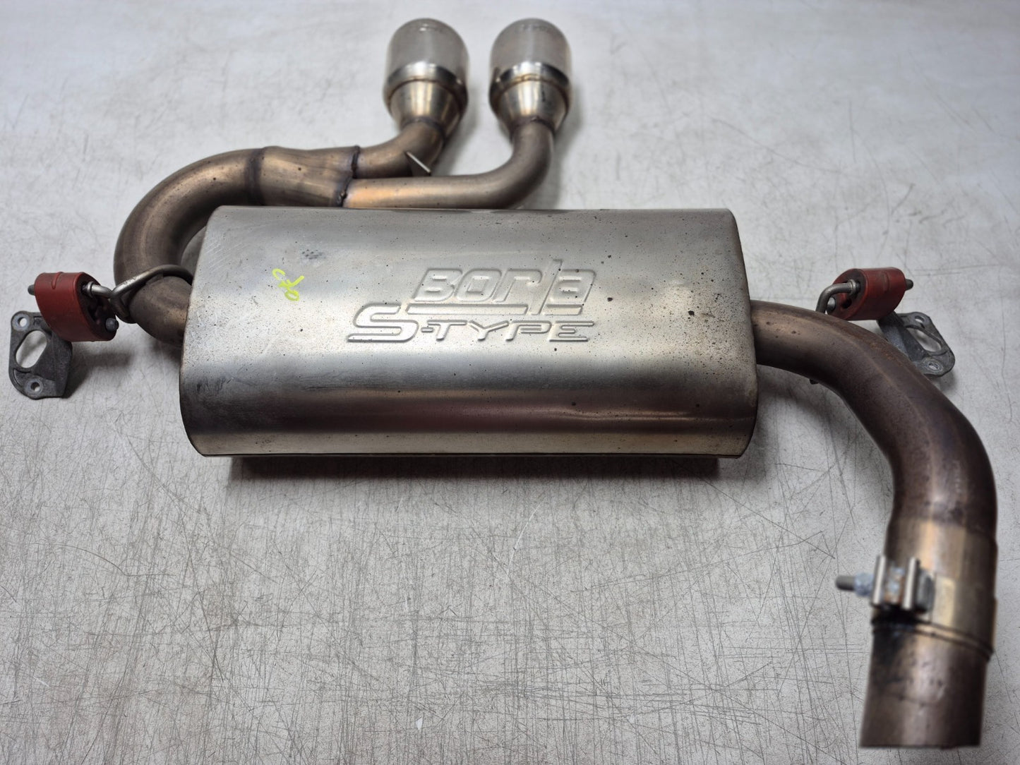 2017 Ford Focus St 2.0l Hatchback Rear Exhaust Muffler Borla S-type OEM