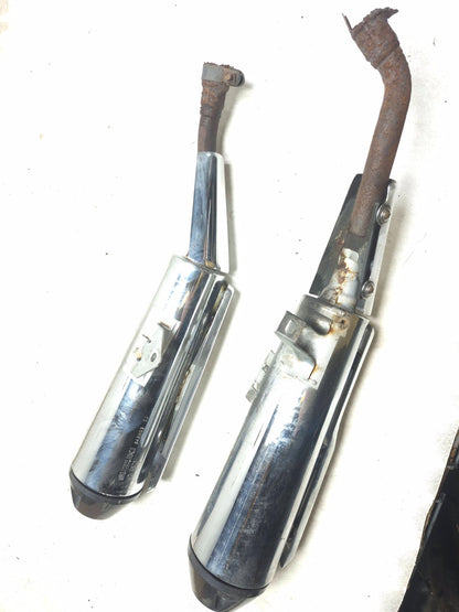 2015 Suzuki Gw250 Exhaust Muffler Left & Right  OEM