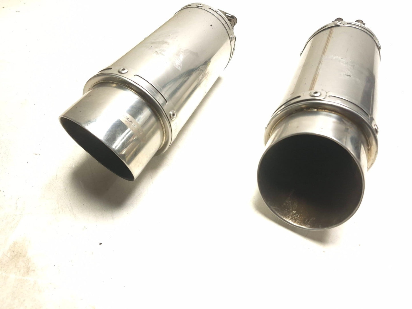 2004 Yamaha Fz6 S Exhaust Muffler Pair Delkivic OEM