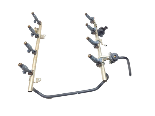 09-12 Hyundai Genesis Fuel Rail W/ Injectors OEM 4.6l