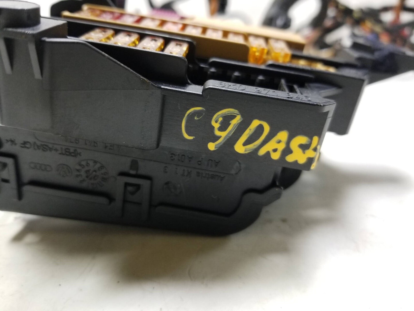 2010 Audi Q5 Dashboard Instrument Panel Wiring Harness W/ Fuse Box OEM